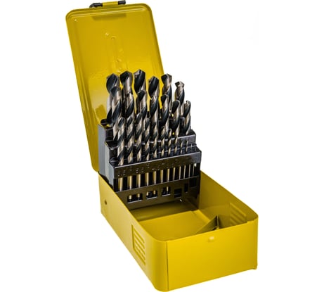 Набор сверл (25 шт; 1-13 мм) по металлу Энкор 21225