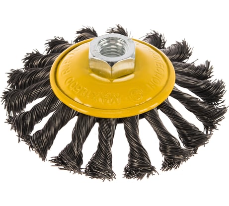 Щетка выгнутая (115 мм; М14) для УШМ Энкор 51572