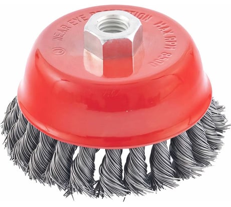 Щетка чашечная (100 мм; М14) для УШМ Matrix 74628