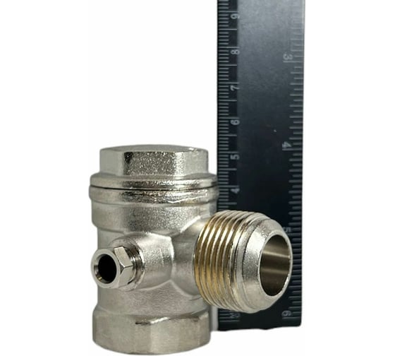 Обратный клапан для компрессора резьба внутренняя и наружная F3/4"хM3/4" Pegas pneumatic 4332