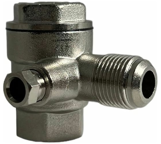 Обратный клапан для компрессора резьба внутренняя и наружная F3/8"хM3/8" Pegas pneumatic 4330 1