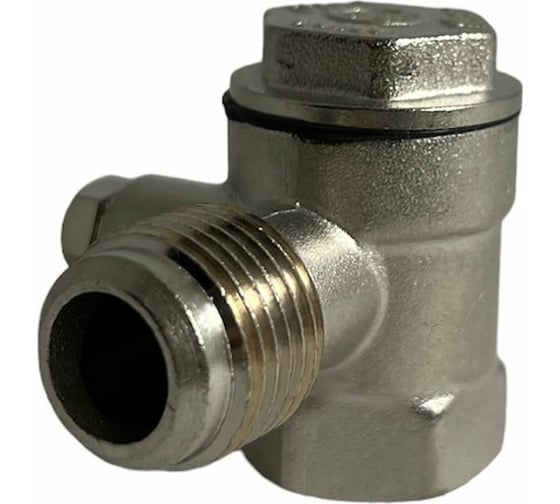 Обратный клапан для компрессора резьба внутренняя и наружная F1/2"хM1/2" Pegas pneumatic 4331
