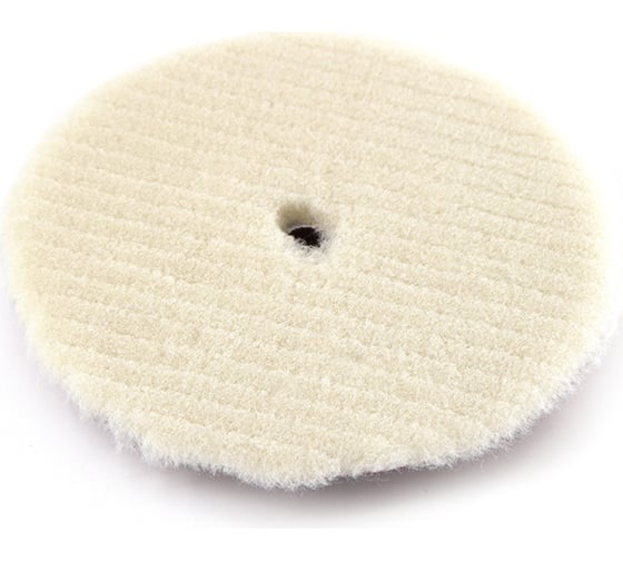 Круг полировальный из стриженого меха Stripy Wool Pad 130 мм Shine systems SS542 1