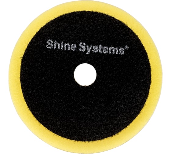 Круг полировальный полутвердый желтый RO Foam Pad Yellow 75 мм Shine systems SS551