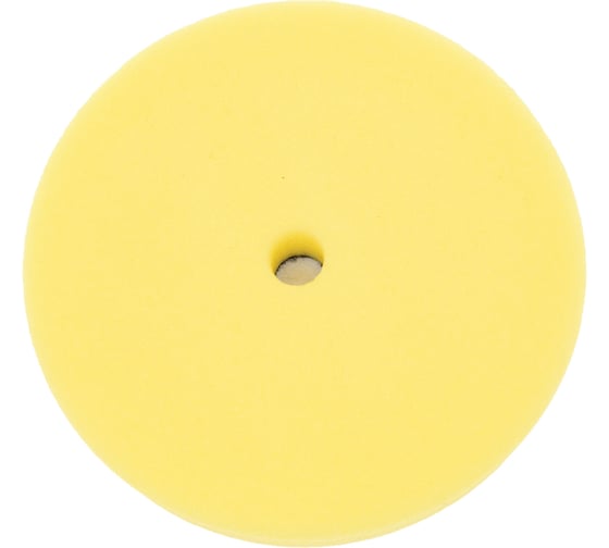 Круг полировальный полутвердый желтый RO Foam Pad Yellow 130 мм Shine systems SS548