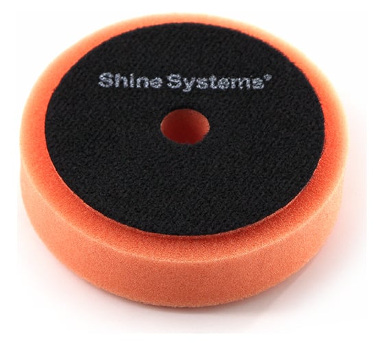 Круг полировальный мягкий оранжевый RO Foam Pad Orange 75 мм Shine systems SS550