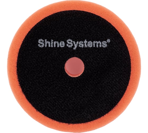 Круг полировальный мягкий оранжевый RO Foam Pad Orange 75 мм Shine systems SS550 1