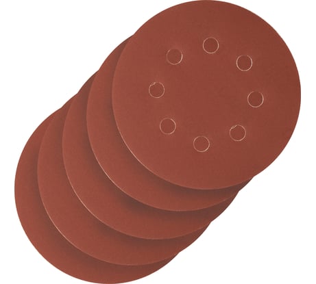 Круг абразивный перфорированный на ворсовой подложке под липучку 5 шт, 125 мм, P500 СИБРТЕХ 738157