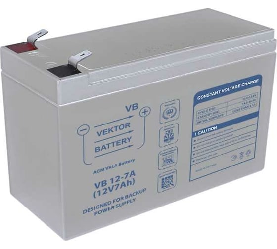 Батарея аккумуляторная VB 12-7А Vektor Energy 76054