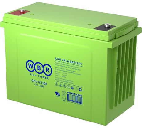 Аккумулятор для ИБП WBR GPL121300 12В, 130Ач УТ-00000246