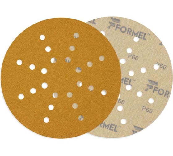 Диск DIAMOND 225 мм, 24 отверстия, P60, 50 шт Formel 81953230060