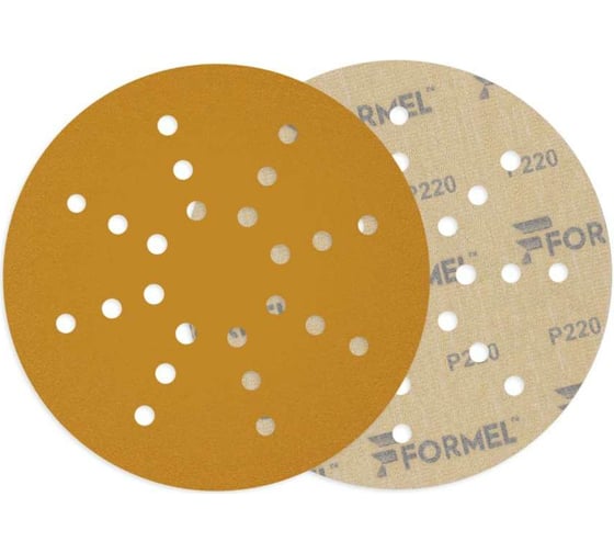 Диск DIAMOND 225 мм, 24 отверстия, P220, 50 шт Formel 81953230220