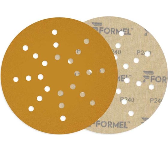 Диск DIAMOND 225 мм, 24 отверстия, P240, 50 шт Formel 81953230240 1