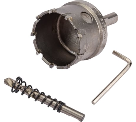 Коронка кольцевая в сборе по металлу 45x10 мм, Т15К6, сверло 6 мм, хв-к 13 мм TLX 39474