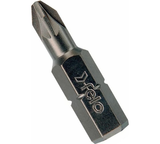 Бита крестовая серия Industrial 10 шт, PH1, 25 мм, в пластиковом боксе Felo 02201016