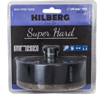 Коронка алмазная Super Hard 120 мм, M14 Hilberg HH693 25453833