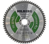 Диск пильный по дереву Industrial 216х30 мм, 64Т, тонкий рез Hilberg HWT218 25453827