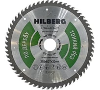 Диск пильный по дереву Industrial 210х30 мм, 60Т, тонкий рез Hilberg HWT212 25453821