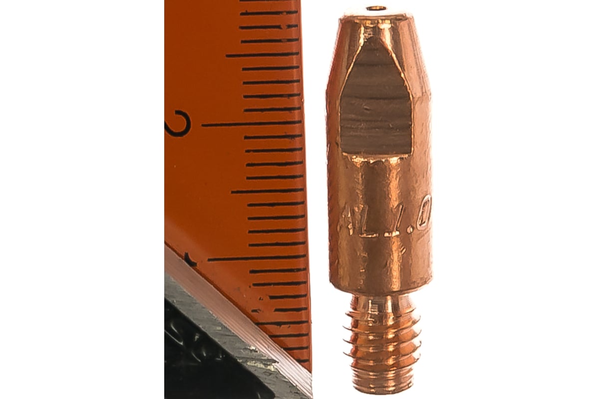 Наконечник сварочный (10 шт; E-Cu для Al; М6; 1.0 мм) для горелок MIG ...