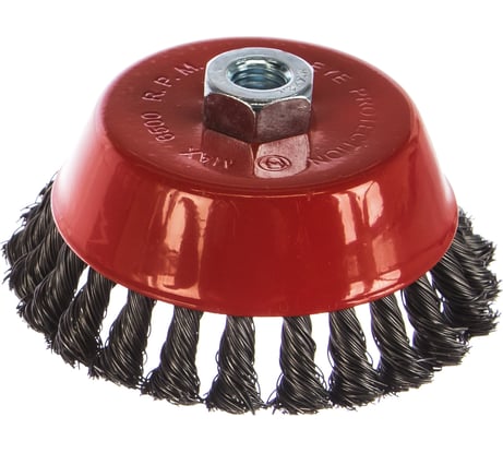 Корщетка-чашка (125 мм; М14) для УШМ FIT 39469