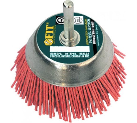 Корщетка-чашка (50 мм; нейлон) для дрелей FIT IT 38625