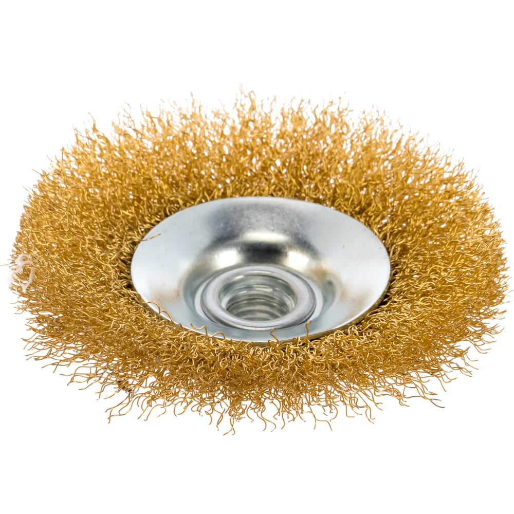 Корщетка-колесо с наклоном (100 мм; М14) для УШМ FIT IT 39050 ...