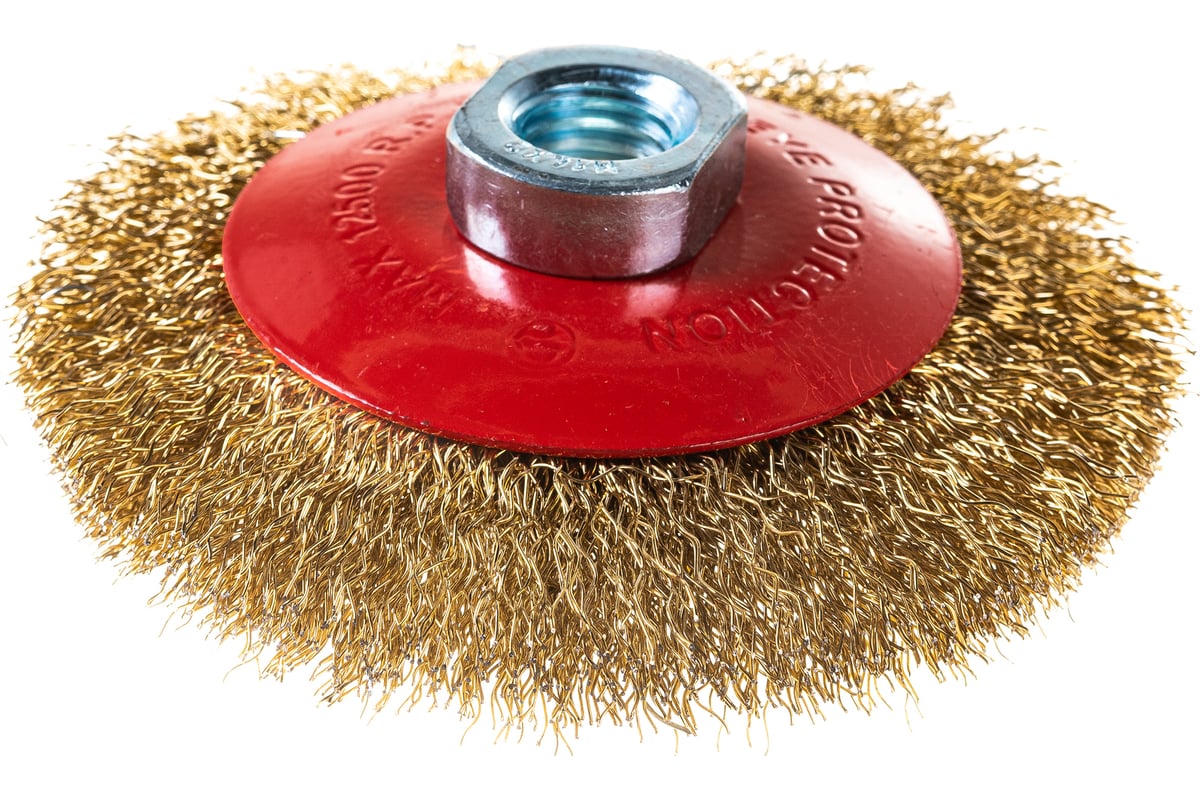 Корщетка-колесо с наклоном (100 мм; М14) для УШМ FIT IT 39050 ...