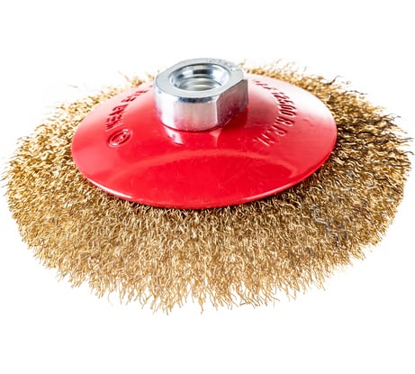 Корщетка-колесо с наклоном (115 мм; М14) для УШМ  FIT IT 39051