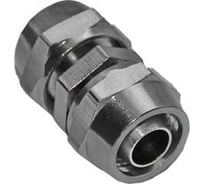 Фитинг металлический зажимной прямой трубки ПВХ 6/4 мм, 10 шт Дали-Авто DA-02421