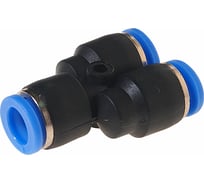 Фитинг Y-образный трубки ПВХ PUY4 4 мм, 10 шт, синий Дали-Авто DA-02687