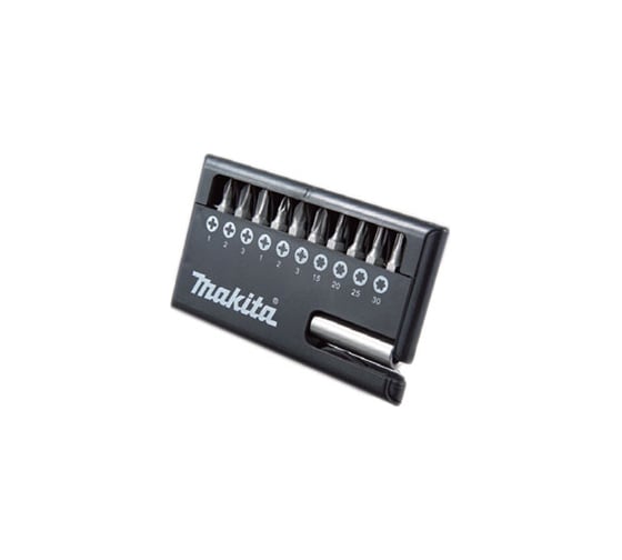 Набор бит (11 шт. + магнитный держатель) Makita D-30651-12