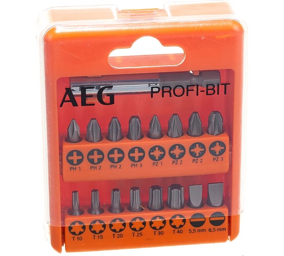 Набор Profi-Bit (17 предметов; 25 мм; Sl/Ph/Pz/Tx) AEG 4932399495