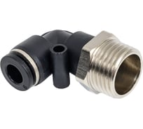 Фитинг угловой трубки ПВХ наружная резьба PC M16х1.5-6 мм, 10 шт ДАЛИ-авто DA-00575