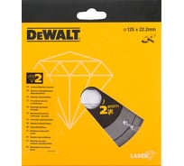 Диск алмазный отрезной (125х22.2 мм) для УШМ DEWALT DT 3771