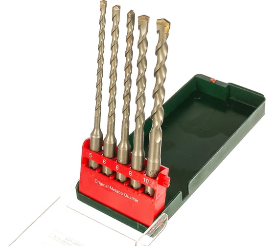 Набор буров Classic 5 шт. (5-10 мм; SDS-plus) Metabo 626243000 1