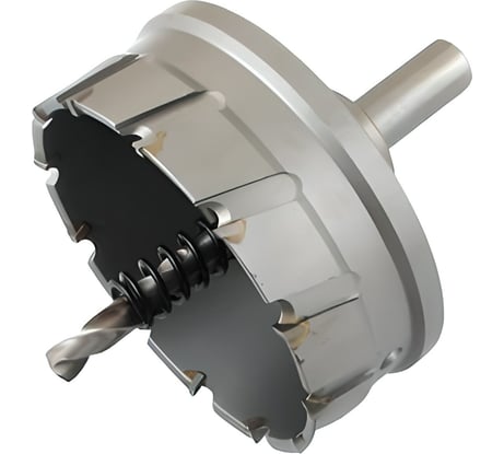 Сверло корончатое кольцевое по металлу в сборе 19x10 мм, Т15К6, сверло 6 мм, ц/х 10 мм TLX 70618