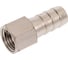 Резьбовой штуцер ёлочка PI TOOLS SH-E12-1/4F под шланг D12. Арт. 7761 4