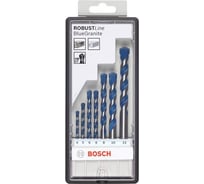 Набор сверл Robust Line BLUE GRANITE 7 шт. (4-12 мм) Bosch 2607010544