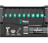 Набор бит TX Impaktor 1 10 предметов WERA WE-057688