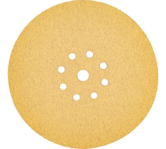 Шлифовальный круг на липучке Giraffe GOLD 225 мм, 9 отв., Р60 ABRAFORM AF-GG-60