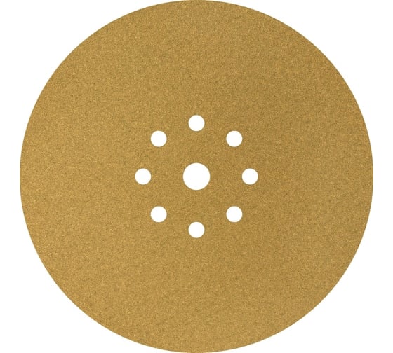 Шлифовальный круг на липучке Giraffe GOLD 225 мм, 9 отв., Р60 ABRAFORM AF-GG-60