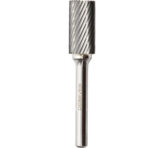 Бор-фреза твердосплавная цилиндрическая с торцевой насечкой Debever Machining Solutions DB 1020/6 S/C