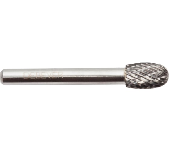 Бор-фреза твердосплавная твердосплавная пламевидная Debever Machining Solutions DE 1625/6 D/C 1