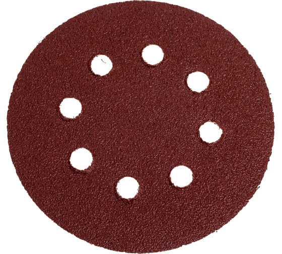 Шлифлист круглый самосцепляющийся 125 мм, Р60, 5 шт Gepard GP5001-60