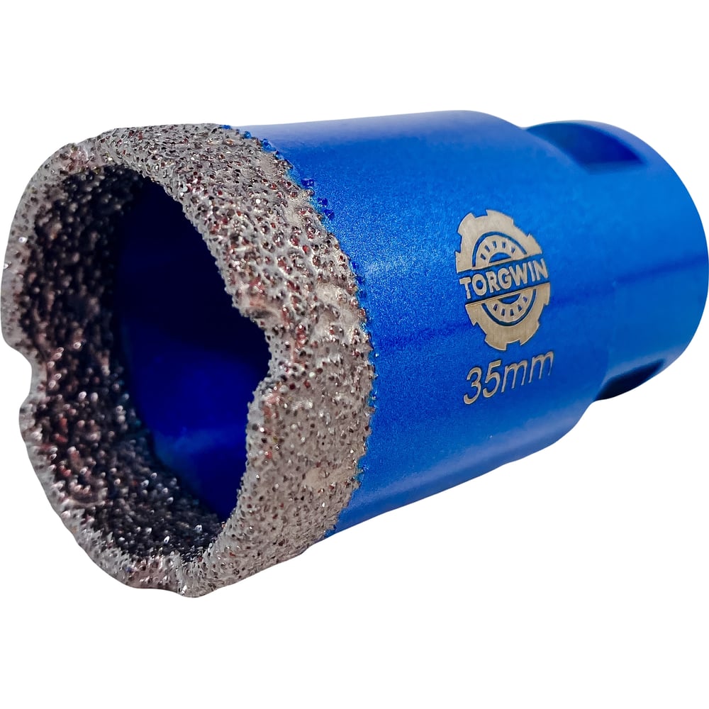 Коронка алмазная по керамограниту для УШМ 35 мм, М14, сухой рез TORGWIN ...