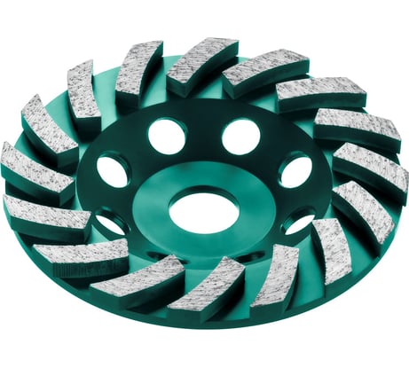 Сегментная алмазная чашка KRAFTOOL Industrial Turbo 125 мм 33368-125