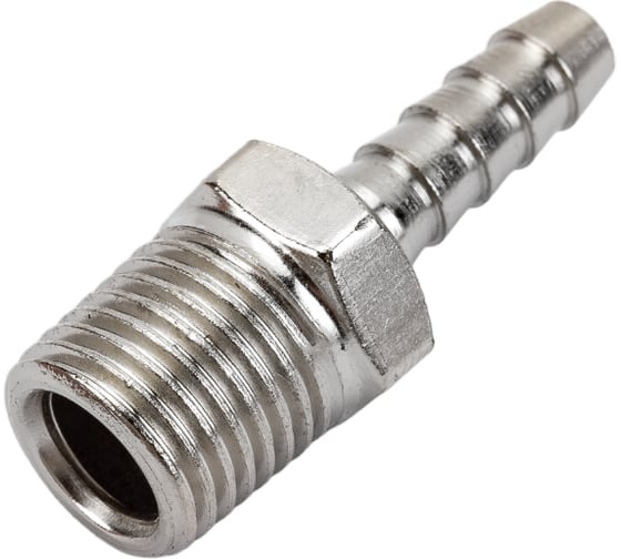 Переходник M1/4" - елочка 6 мм NORDBERG NPSM206