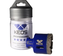 Коронка алмазная по керамограниту PRO 50 мм, M14 KEOS DC50M14