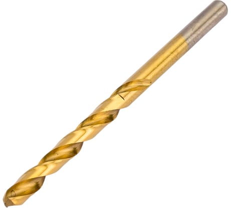 Сверло по металлу Атака 6мм титан 10шт. бокс профи 8077010