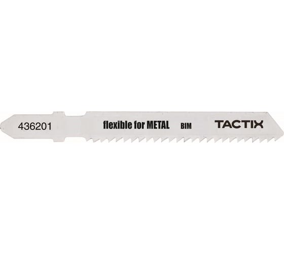Пилка по металлу Т118BF, BIM, 5 шт для электролобзика TACTIX 436201 1